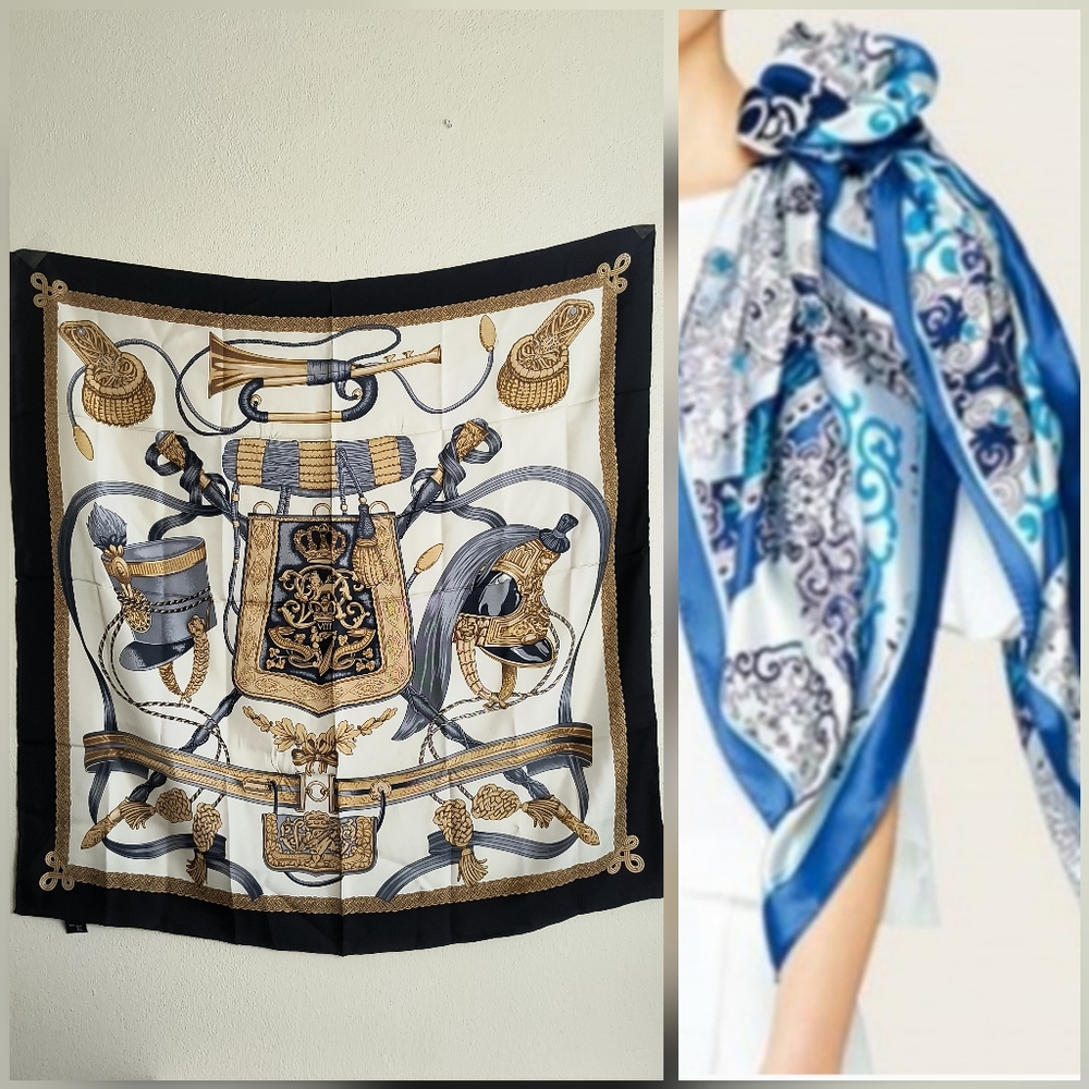 Wensli Gold Baroque Wrap 100% Silk